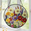 Wildflowers Floral Stained Glass Suncatcher