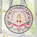 Marian Catholic Virgin Mary Religious Stained Glass Suncatcher